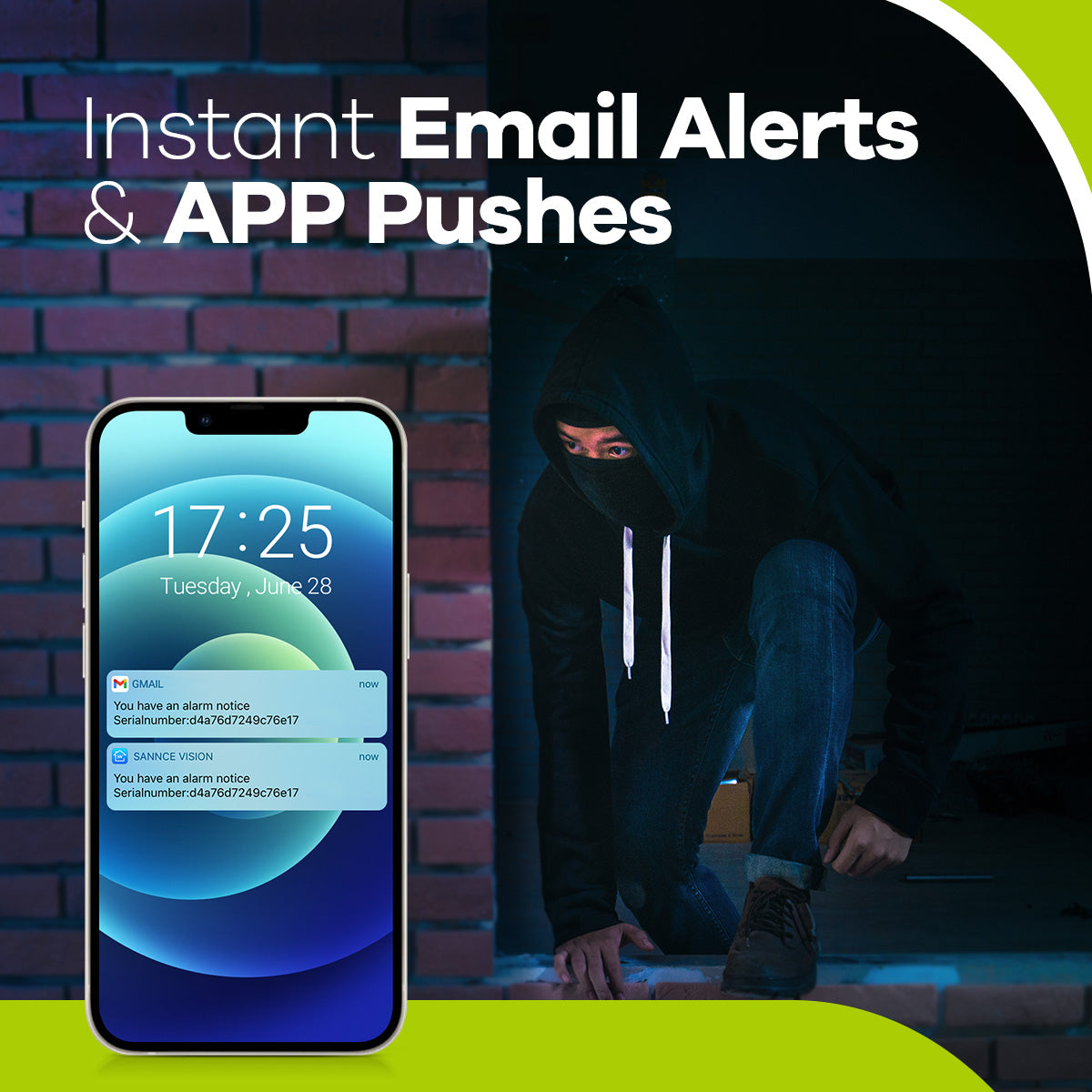 SANNCE 1080P Kit Videosorveglianza XPOE NVR 4 Canali 4 Telecamera Sorveglianza 1080p Videoregistratore 2mp Visione Notturna 100ft Accesso Remoto Ip66 H 264 Bullet Camera Poe 1tb Hdd - Foto 5