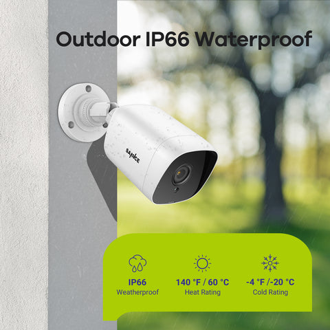 1080p 4 Channel DVR w/ 2 2MP Outdoor Bullet Security Camera System, 10.1’’ LCD Colorful Monitor